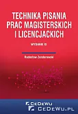 Technika pisania prac magisterskich i licencjackich