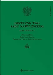 Orzecznictwo Sądu Najwyższego. Izba Cywilna 