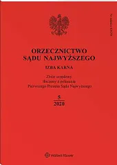 Orzecznictwo Sądu Najwyższego. Izba Karna  Orzecznictwo Sądu Najwyższego. Izba Karna