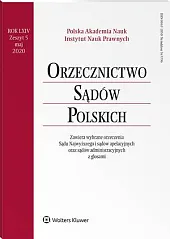Orzecznictwo Sądów Polskich  Orzecznictwo Sądów Polskich