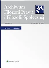 Archiwum Filozofii Prawa i Filozofii Społecznej 