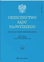 Orzecznictwo Sądu Najwyższego. Izba Pracy i, 