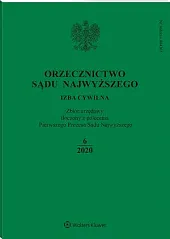 Orzecznictwo Sądu Najwyższego. Izba Cywilna 