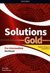 Solutions Gold Pre-Intermediate Workbook z kodem dostępu do wersji cyfrowej e-Workbook