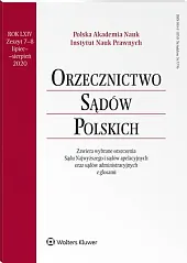 Orzecznictwo Sądów Polskich 