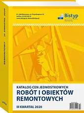 Katalog cen jednostkowych robót i obiektów,  Katalog cen jednostkowych robót i obiektów,
