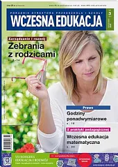 Wczesna Edukacja. Poradnik dyrektora przedszkola i, 