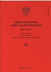 Orzecznictwo Sądu Najwyższego. Izba Karna  Orzecznictwo Sądu Najwyższego. Izba Karna