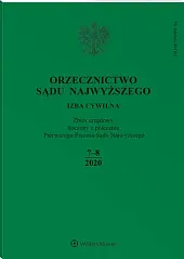 Orzecznictwo Sądu Najwyższego. Izba Cywilna  Orzecznictwo Sądu Najwyższego. Izba Cywilna