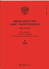 Orzecznictwo Sądu Najwyższego. Izba Karna 