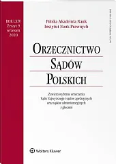 Orzecznictwo Sądów Polskich  Orzecznictwo Sądów Polskich