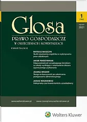 Glosa - Prawo Gospodarcze w Orzeczeniach, 