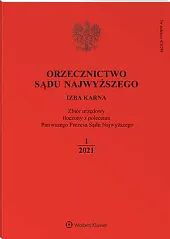Orzecznictwo Sądu Najwyższego. Izba Karna 