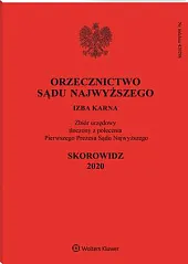 Orzecznictwo Sądu Najwyższego. Izba Karna  Orzecznictwo Sądu Najwyższego. Izba Karna