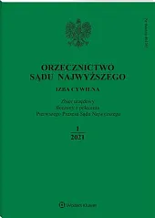Orzecznictwo Sądu Najwyższego. Izba Cywilna  Orzecznictwo Sądu Najwyższego. Izba Cywilna
