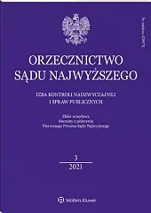 Orzecznictwo Sądu Najwyższego. Izba Kontroli Nadzwyczajnej, 