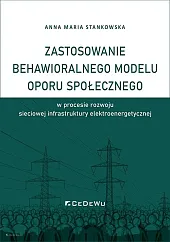 Zastosowanie behawioralnego modelu oporu społecznego w,Maria Stankowska Anna