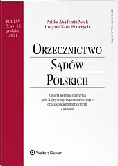 Orzecznictwo Sądów Polskich 