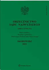 Orzecznictwo Sądu Najwyższego. Izba Cywilna  Orzecznictwo Sądu Najwyższego. Izba Cywilna