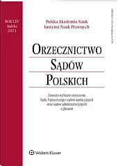 Orzecznictwo Sądów Polskich 
