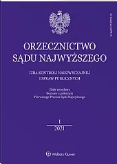 Orzecznictwo Sądu Najwyższego. Izba Kontroli Nadzwyczajnej, 