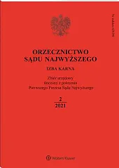 Orzecznictwo Sądu Najwyższego. Izba Karna 