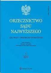 Orzecznictwo Sądu Najwyższego. Izba Pracy i, 