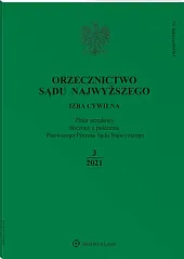 Orzecznictwo Sądu Najwyższego. Izba Cywilna 