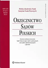 Orzecznictwo Sądów Polskich 