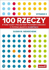 100 rzeczy, które każdy projektant powinien,Susan Weinschenk