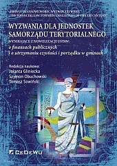 Wyzwania dla jednostek samorządu terytorialnego wynikające,Jolanta Gliniecka