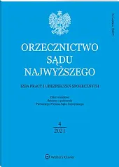 Orzecznictwo Sądu Najwyższego. Izba Pracy i, 
