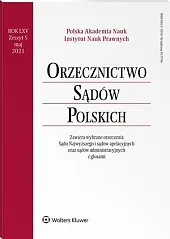 Orzecznictwo Sądów Polskich 