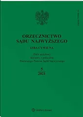Orzecznictwo Sądu Najwyższego. Izba Cywilna  Orzecznictwo Sądu Najwyższego. Izba Cywilna