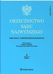 Orzecznictwo Sądu Najwyższego. Izba Pracy i, 