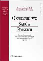 Orzecznictwo Sądów Polskich 