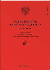 Orzecznictwo Sądu Najwyższego. Izba Karna 