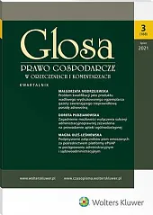 Glosa - Prawo Gospodarcze w Orzeczeniach,  Glosa - Prawo Gospodarcze w Orzeczeniach,
