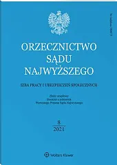 Orzecznictwo Sądu Najwyższego. Izba Pracy i, 