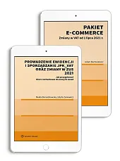 Pakiet E-booków: Prowadzenie ewidencji i sporządzanie JPK_VAT oraz zmiany w ZUS 2021. Pakiet e-commerce. Zmiany w VAT od 1 lipca 2021 r.