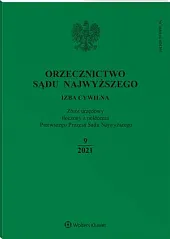 Orzecznictwo Sądu Najwyższego. Izba Cywilna  Orzecznictwo Sądu Najwyższego. Izba Cywilna