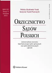 Orzecznictwo Sądów Polskich 