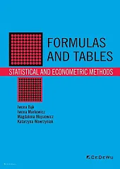 Formulas and tables Statistical and econometric,Iwona Bąk Formulas and tables Statistical and econometric,Iwona Bąk