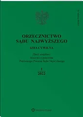 Orzecznictwo Sądu Najwyższego. Izba Cywilna 