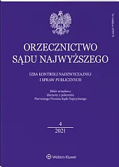 Orzecznictwo Sądu Najwyższego. Izba Kontroli Nadzwyczajnej, 