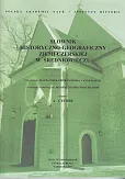 Słownik historyczno-geograficzny ziemi czerskiej w średniowieczu Słownik historyczno-geograficzny ziemi czerskiej w średniowieczu