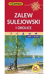 Zalew Sulejowski i okolice mapa turystyczna,