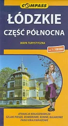 Łódzkie część północna mapa turystyczna 1:100, Łódzkie część północna mapa turystyczna 1:100,