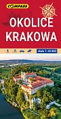 Okolice Krakowa Mapa turystyczna 1:45 000