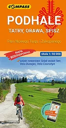 Podhale Tatry Orawa Spisz Mapa Wodoodporna 1:50 000